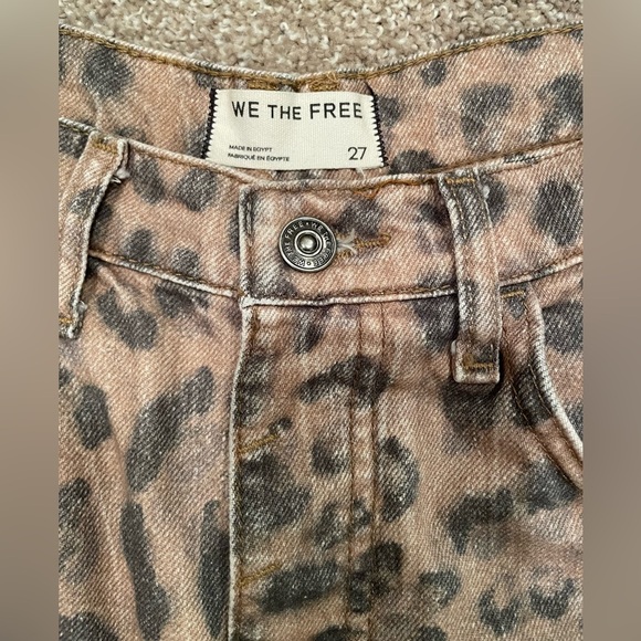 We The Free Leopard Print Flare Jeans - Picture 6 of 6